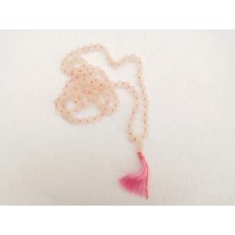 Mala / Rose Quartz (108 bead knotted)