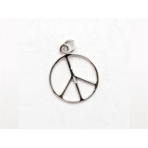 Charm / Peace  / sterling silver