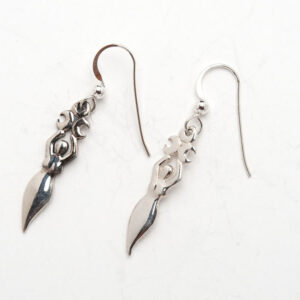 Earring / Goddess Moon / sterling silver