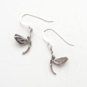 Earring / Fairy (3D) / sterling silver