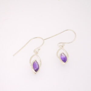 Earring / Amethyst ass. styles / sterling silver