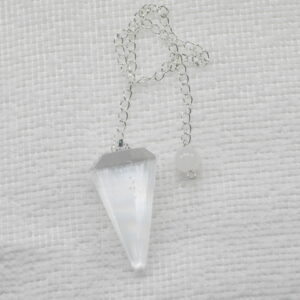 Pendulum / Selinite / chain not silver