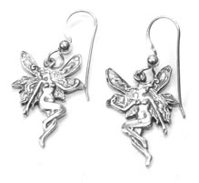 Earring / Fairy / sterling silver