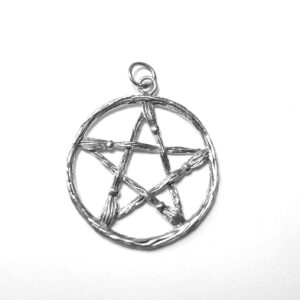 Pentagram Charm (Broomstick) / Sterling Silver