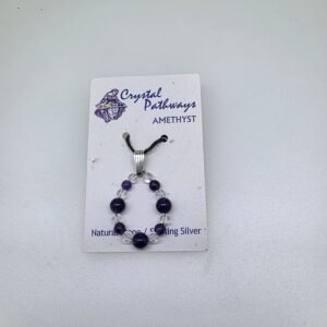 Circle Pendant / Amethyst